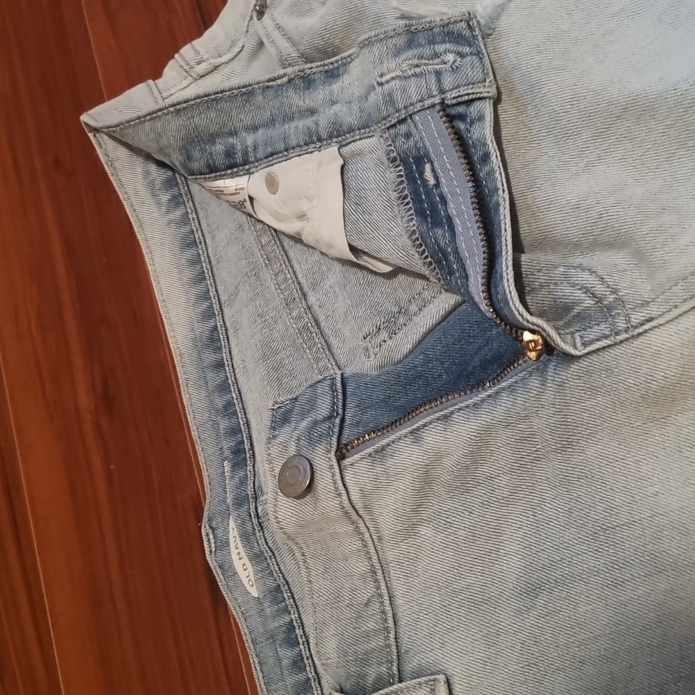 Old Navy Distressed Boyfriend Jeans Blue Size 8 - Picture 8 of 15